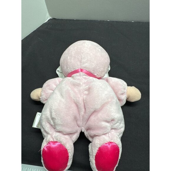 Carters My First Doll Plush Baby Toy Pink Rattle Kitty Slippers Blonde Blue Eyes - Picture 3 of 7